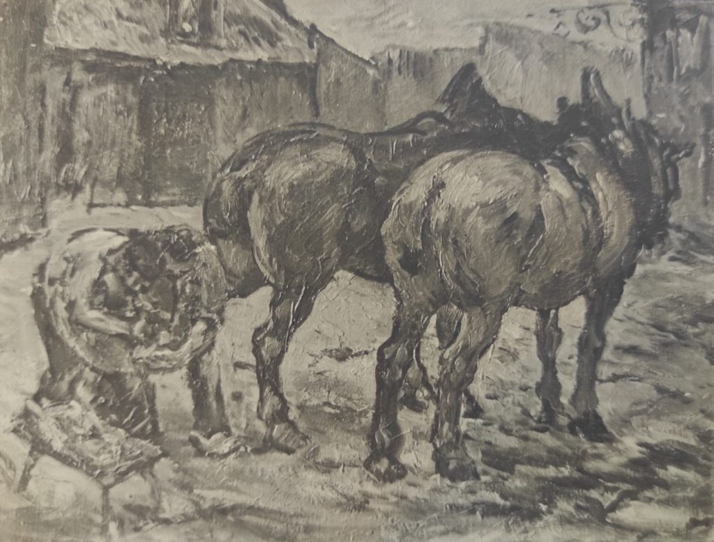 Ölgemälde - Fotos in schwarz-weiß - Expressionismus - Künstler Prof. Richard Mund
