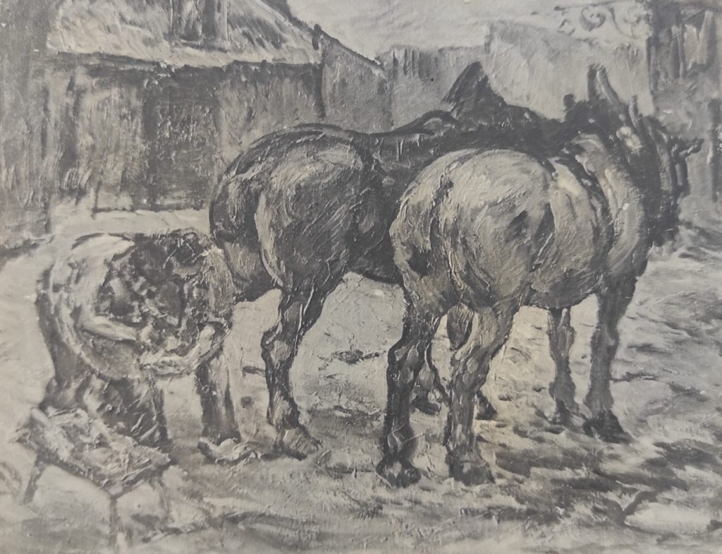 Ölgemälde - Fotos in schwarz-weiß - Expressionismus - Künstler Prof. Richard Mund