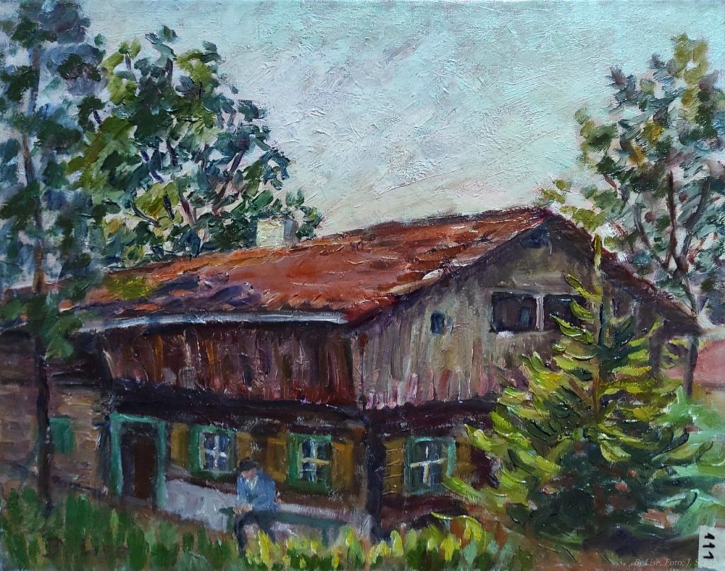 Bauernhof - Ölgemälde -Künstlerin Barbara Lise: Elisabeth Schab