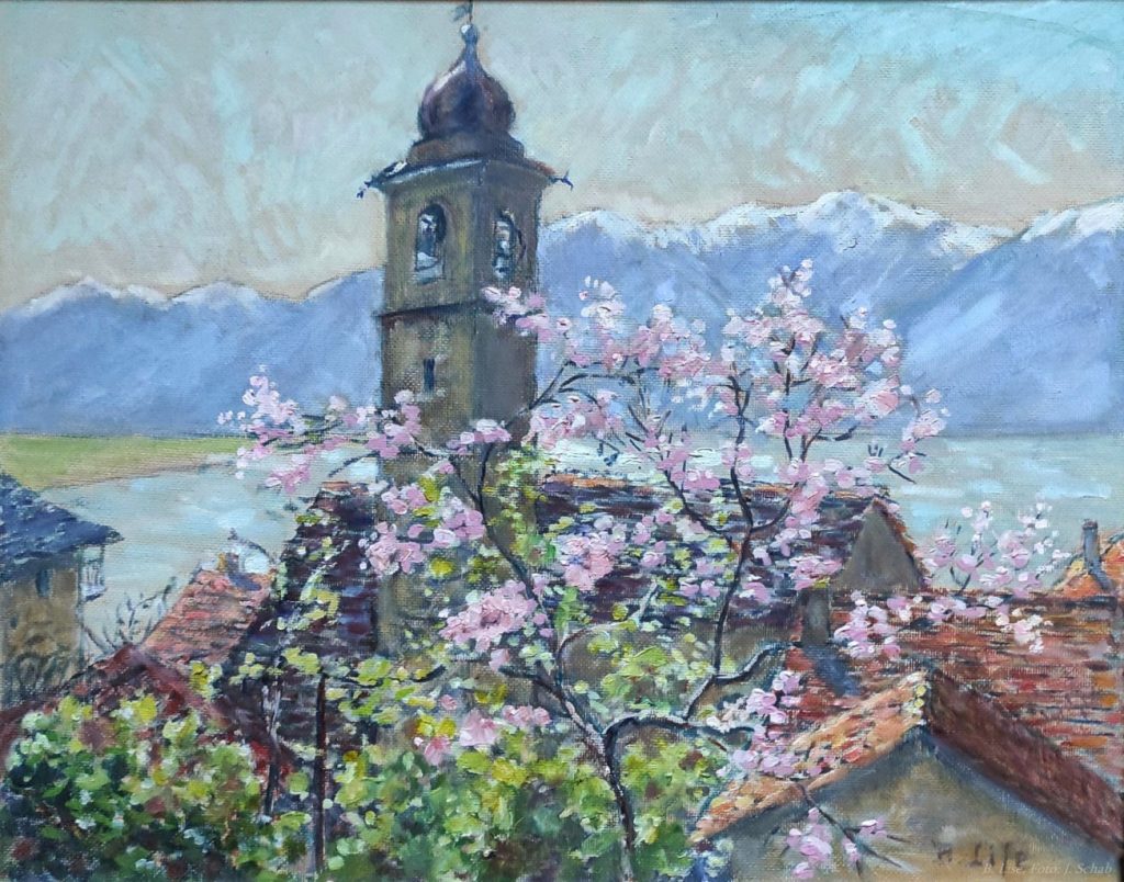 Kirche - Ölgemälde -Künstlerin Barbara Lise: Elisabeth Schab