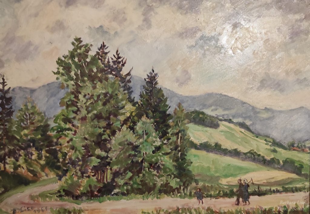 Landschaft - Ölgemälde -Künstlerin Barbara Lise: Elisabeth Schab- Spätimpressionismus