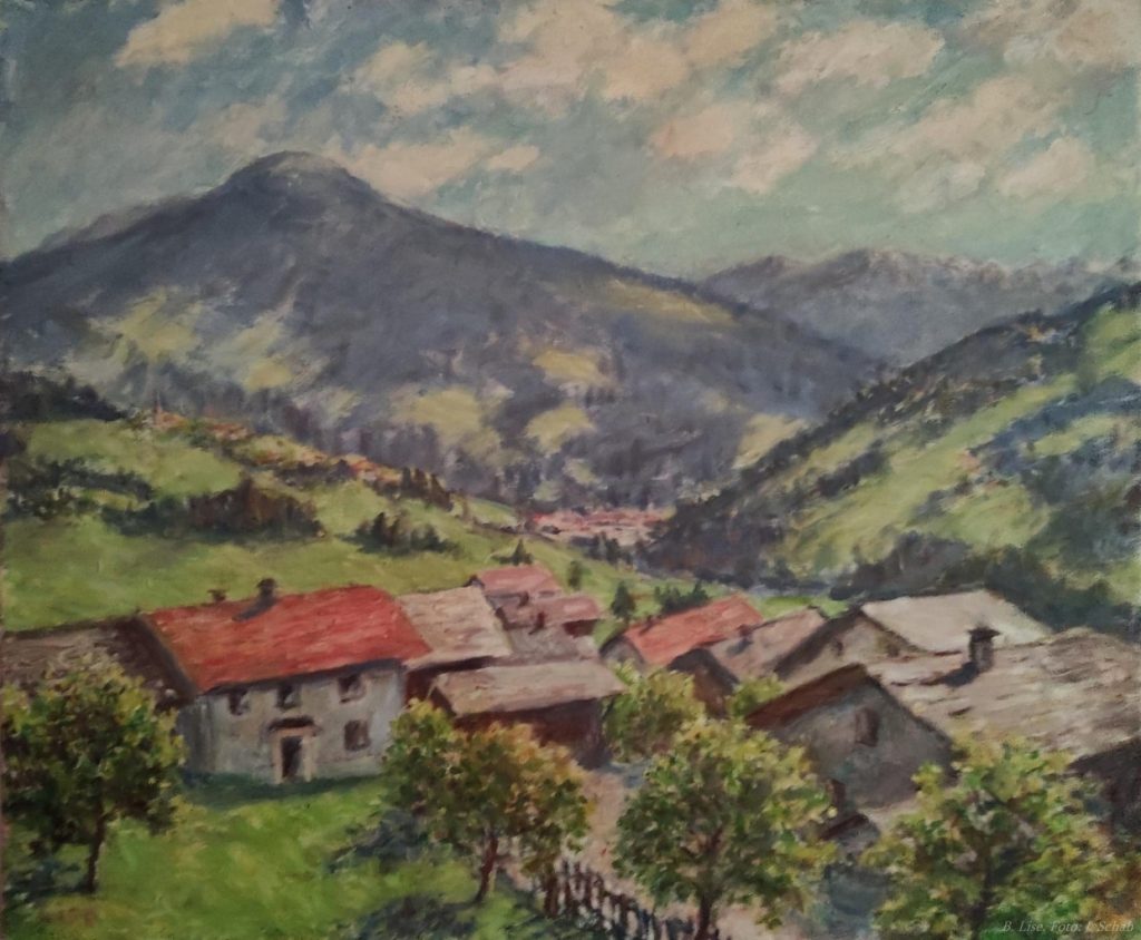 Landschaft - Ölgemälde -Künstlerin Barbara Lise: Elisabeth Schab- Spätimpressionismus