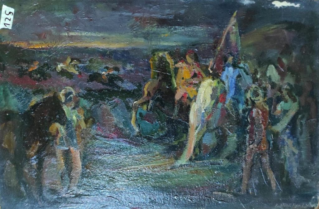 Mythologische Szenen - Ölgemälde - Expressionismus - Künstler Prof. Richard Mund